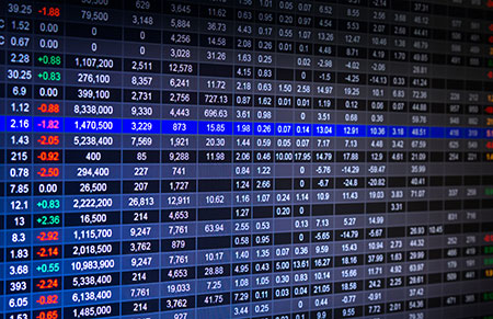 Financial Stock Market Data LED Board
