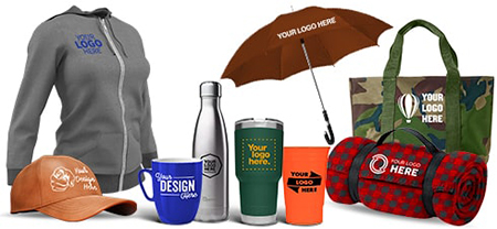Promotional Clothing Bottles and Umbrellas
