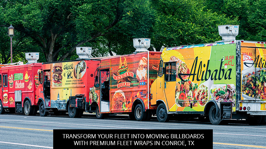 Transform Your Fleet into Moving Billboards with Premium Fleet Wraps in Conroe, TX